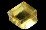 Cleaved Honey Calcite Rhombohedron - India #168988-2